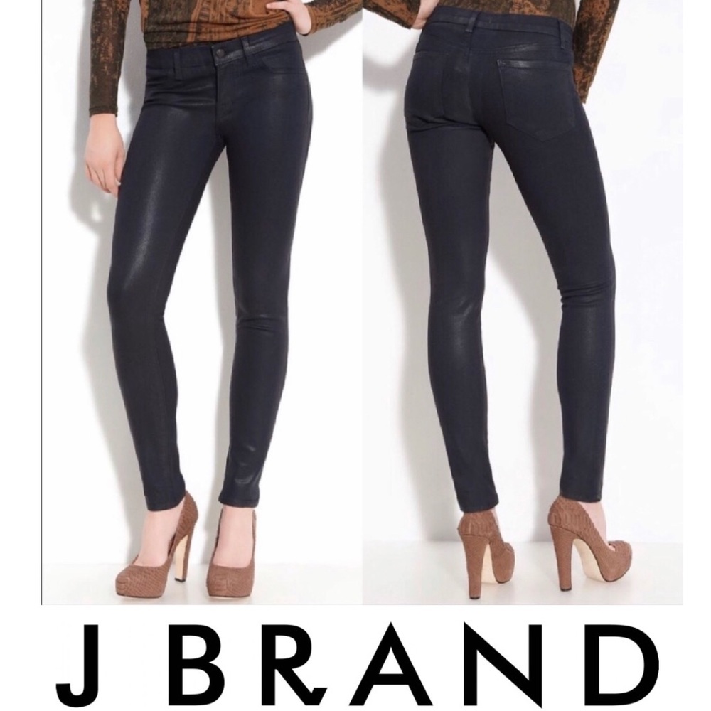 J Brand The Legging Coated Skinny Jeans 26 - A10